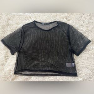MISSGUIDED Mesh Crop Top